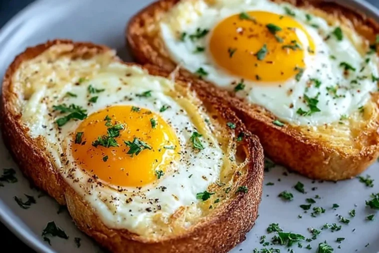 Air Fryer Egg & Cheese Toast