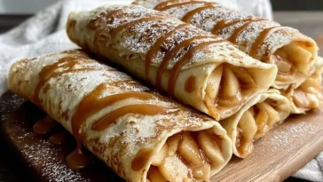 Apple Pie Tortilla Wraps with Brown Sugar Butter