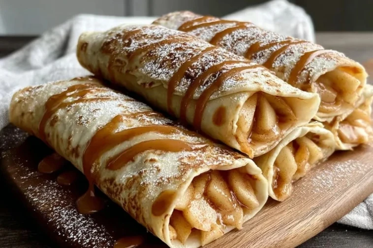 Apple Pie Tortilla Wraps with Brown Sugar Butter