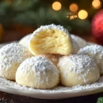 Bright Buttery Lemon Cream Snowball Cookies