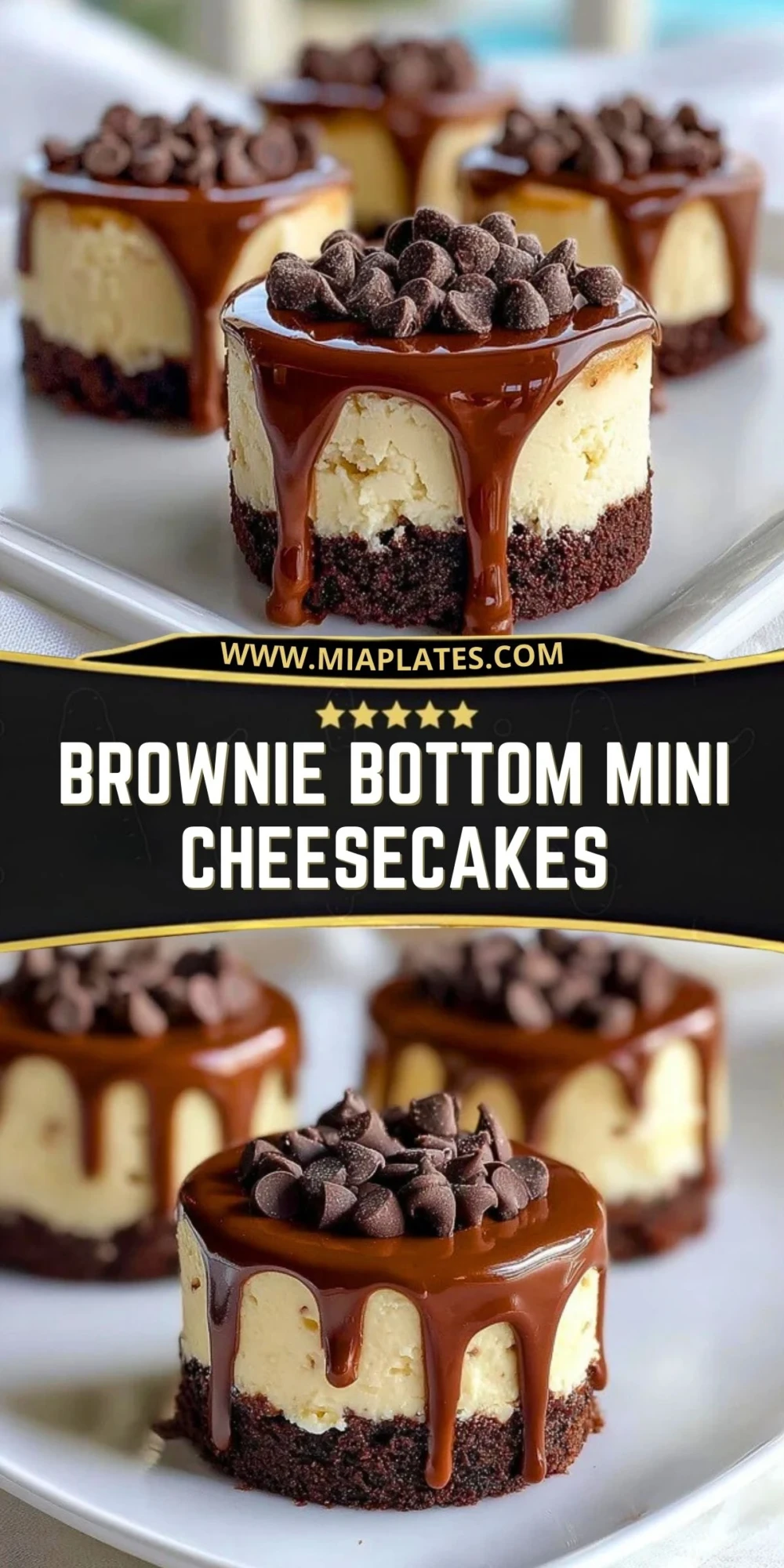 Brownie Bottom Mini Cheesecakes (2)