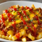 Cheeseburger French Fry Bake