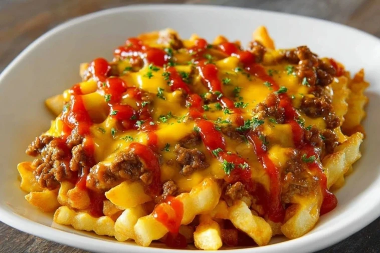 Cheeseburger French Fry Bake