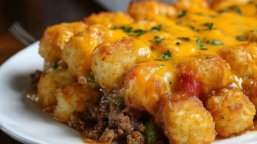 Cheesy Tater Tot Casserole