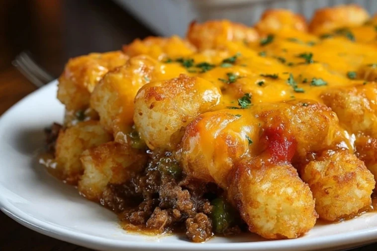Cheesy Tater Tot Casserole