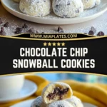 Chocolate Chip Snowball Cookies (2)
