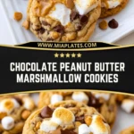 Chocolate Peanut Butter Marshmallow Cookies (2)