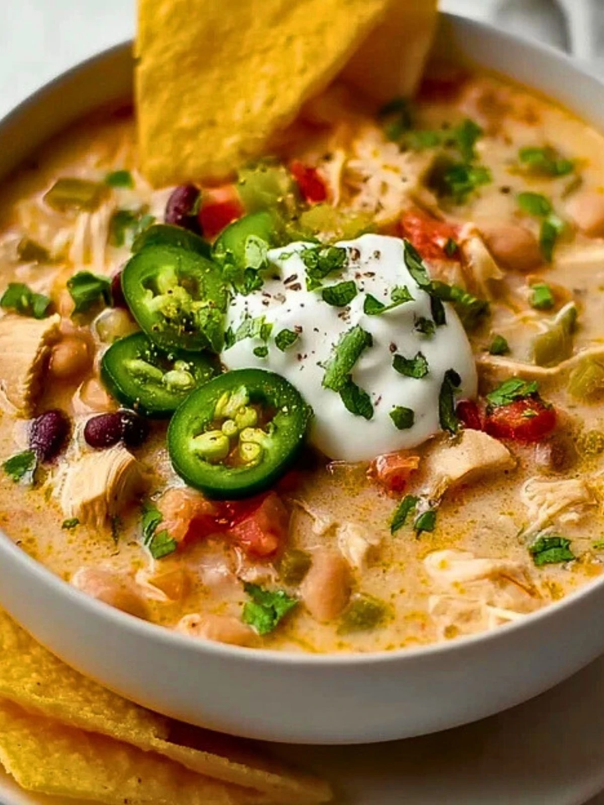 Chunky Cream Cheese White Chicken Chili (1)