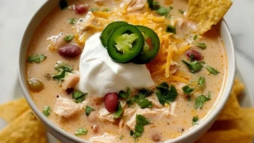 Chunky Cream Cheese White Chicken Chili