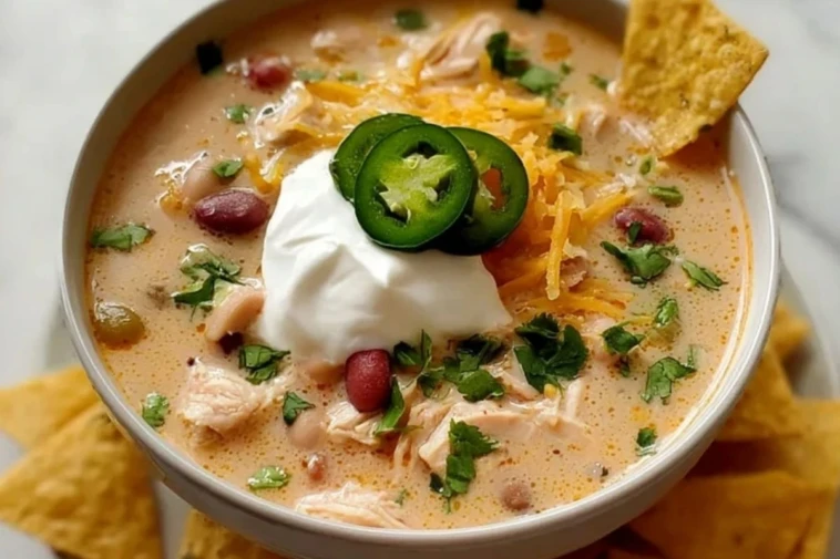 Chunky Cream Cheese White Chicken Chili