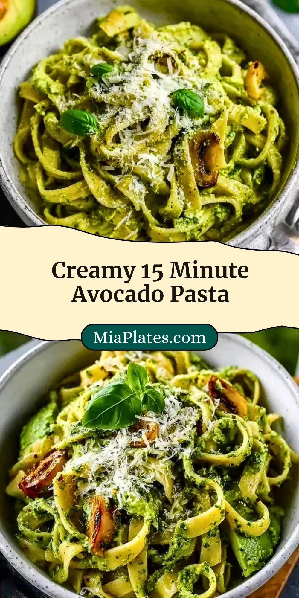 Creamy 15 Minute Avocado Pasta (3)