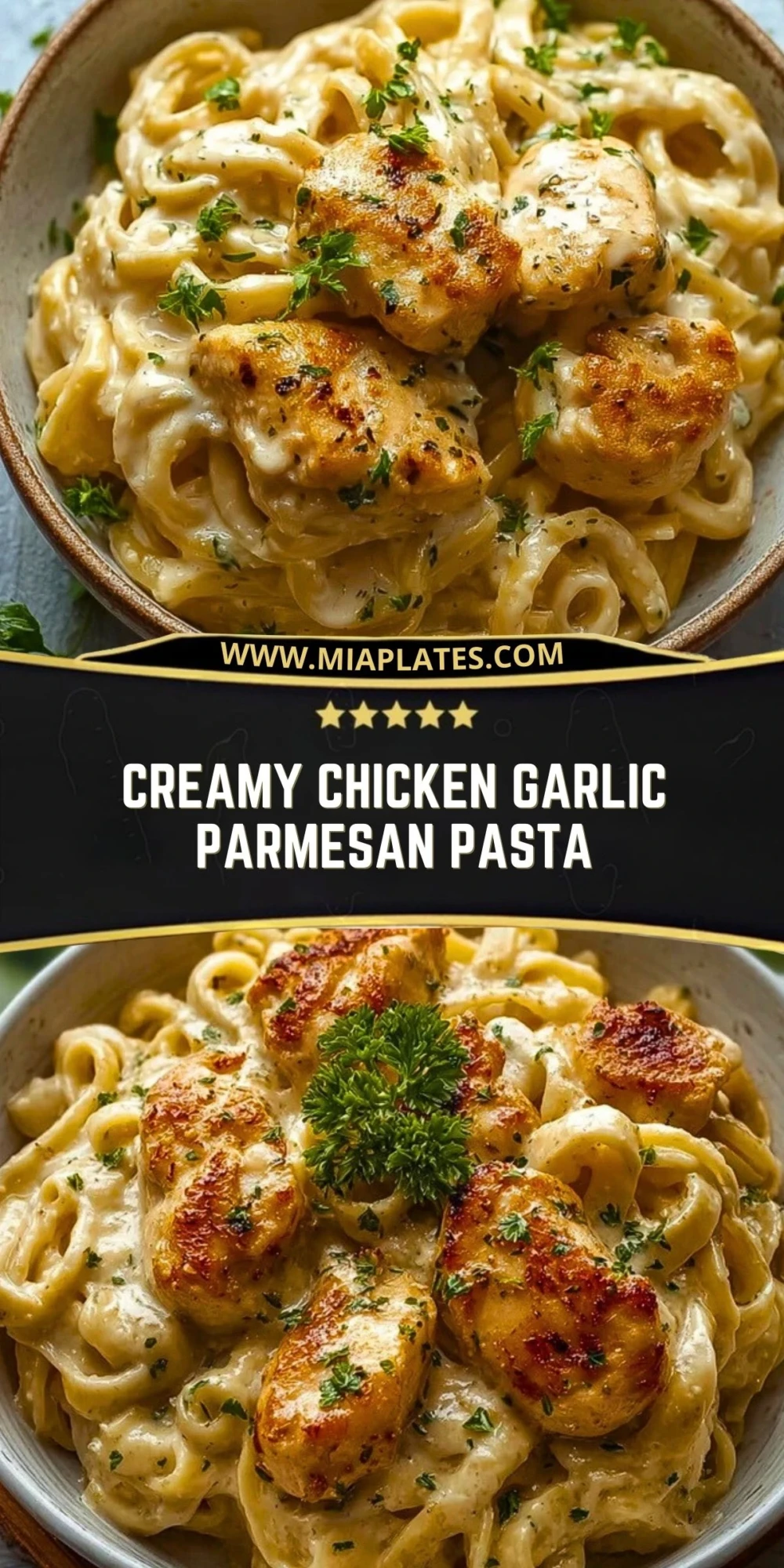 Creamy Chicken Garlic Parmesan Pasta (2)