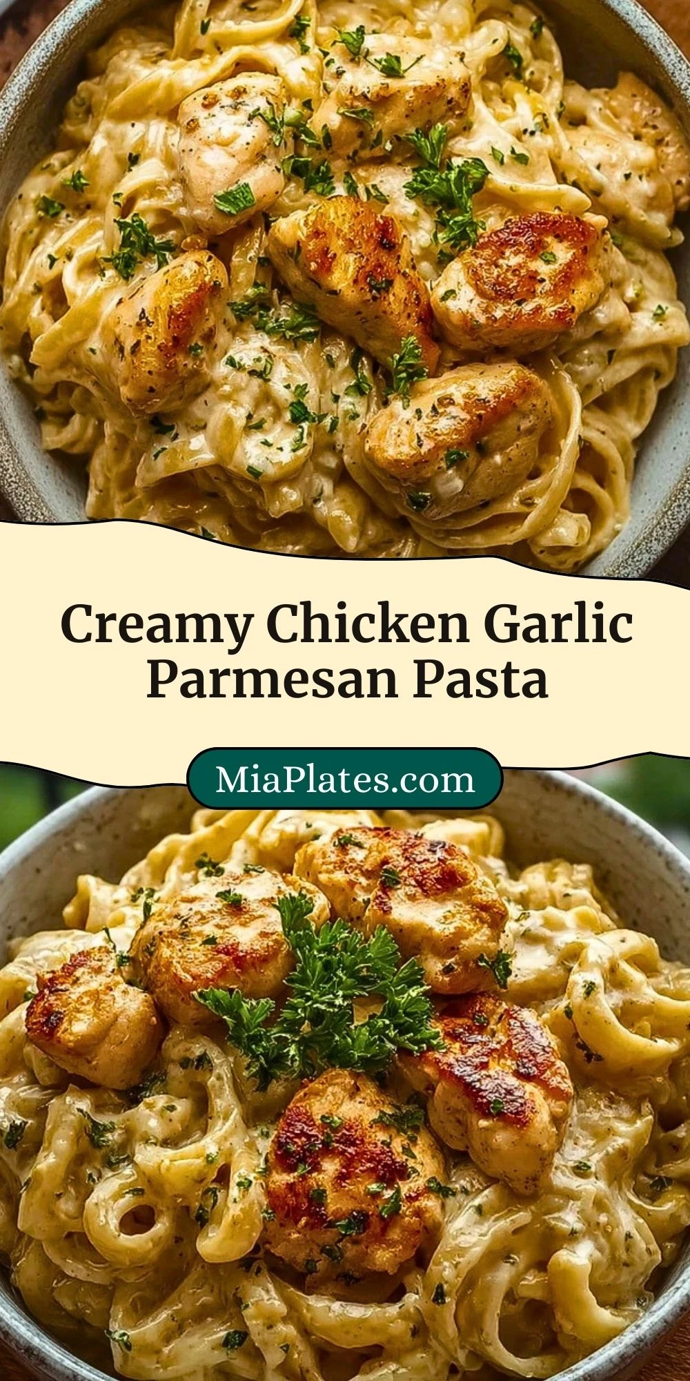 Creamy Chicken Garlic Parmesan Pasta (3)