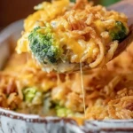 Creamy French Onion Broccoli Cheese Casserole