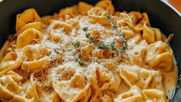 Creamy French Onion Tortellini