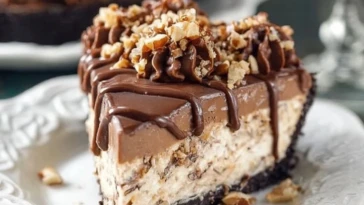 Dreamy No-Bake German Chocolate Pie