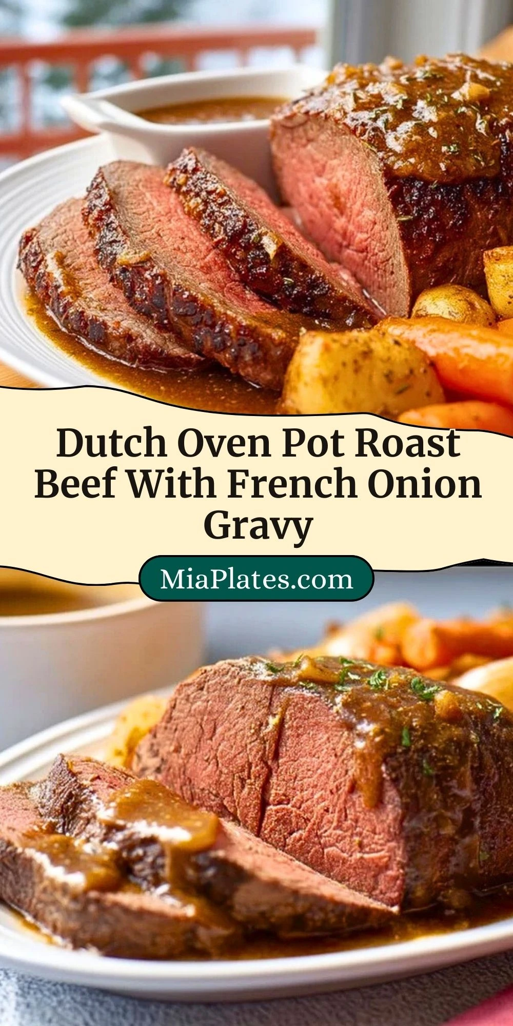Dutch Oven Pot Roast Beef With French Onion Gravy (3)