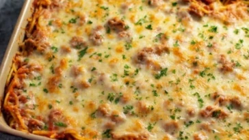 Easy Baked Spaghetti
