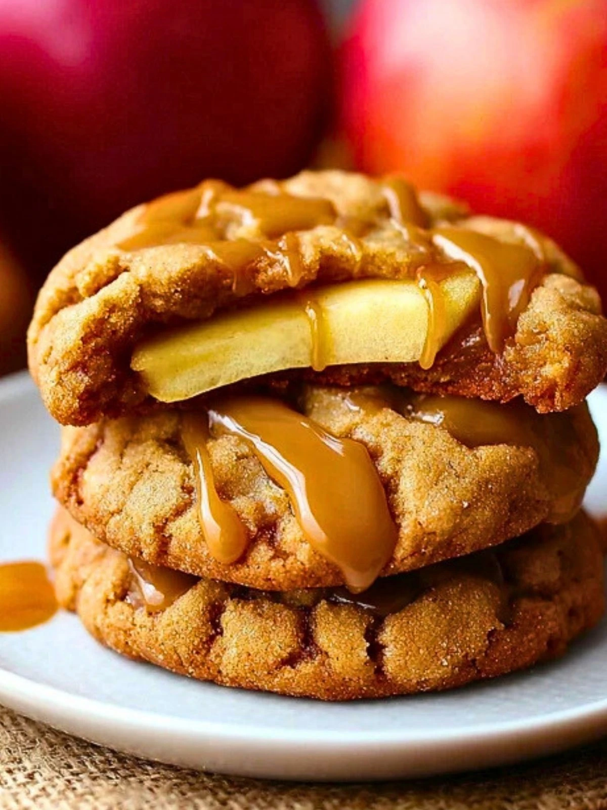 Easy Caramel Apple Cookies (1)