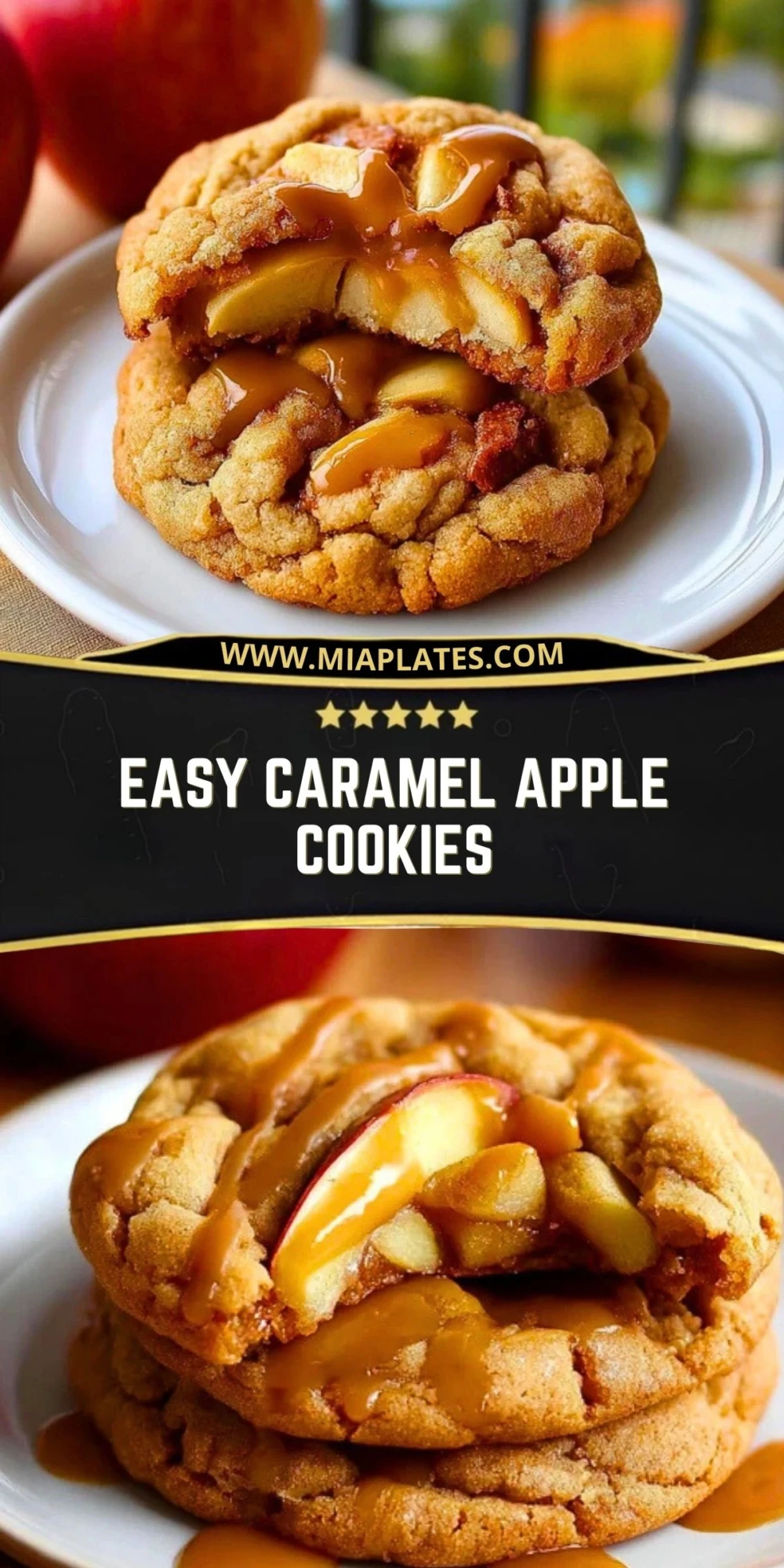 Easy Caramel Apple Cookies (2)