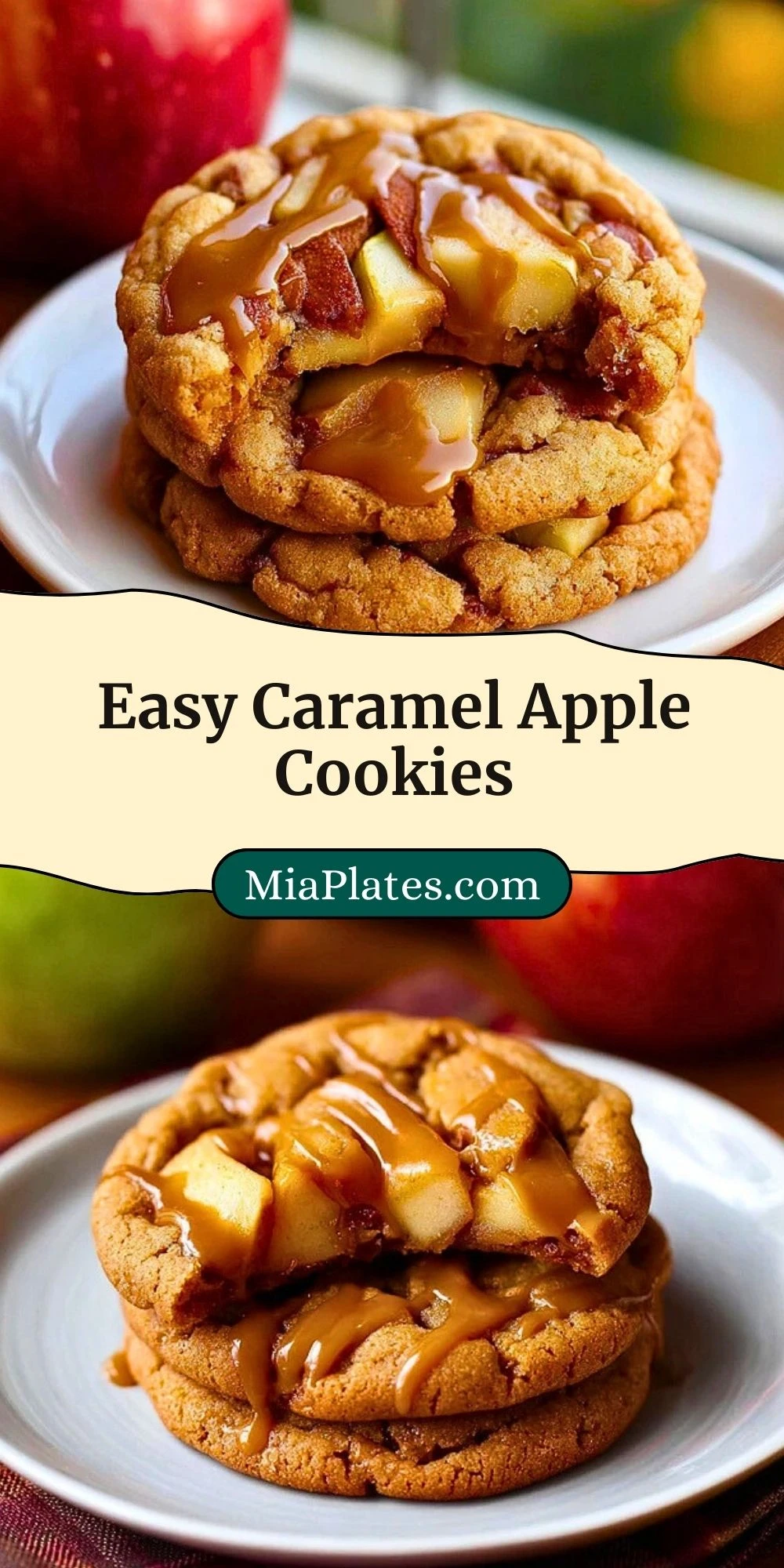 Easy Caramel Apple Cookies (3)