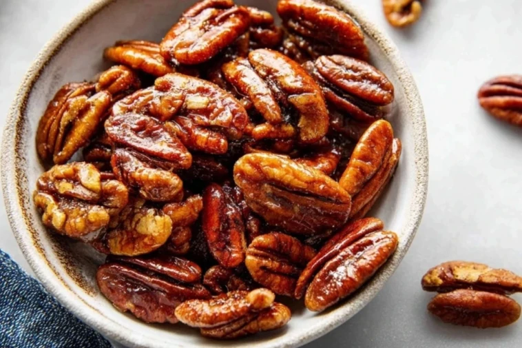 Easy Maple Candied Pecans