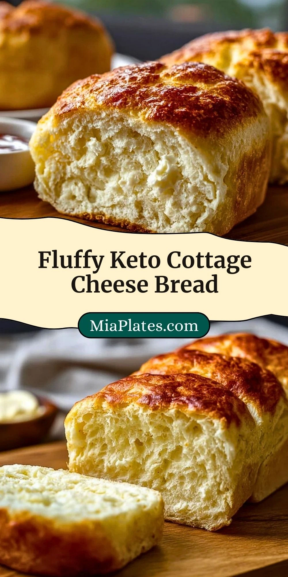 Fluffy Keto Cottage Cheese Bread (2)