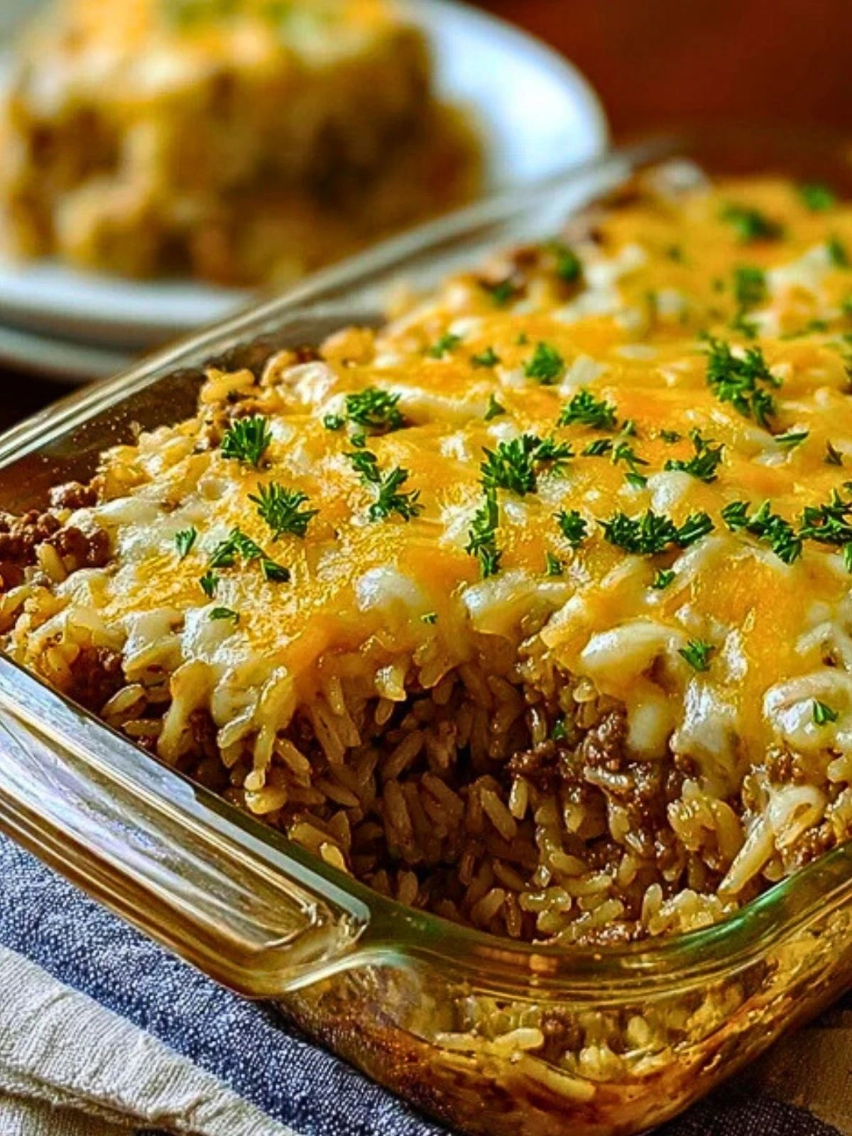 French Onion Ground Beef Rice Casserole (1)