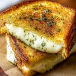 Garlic Bread Grilled Cheese
