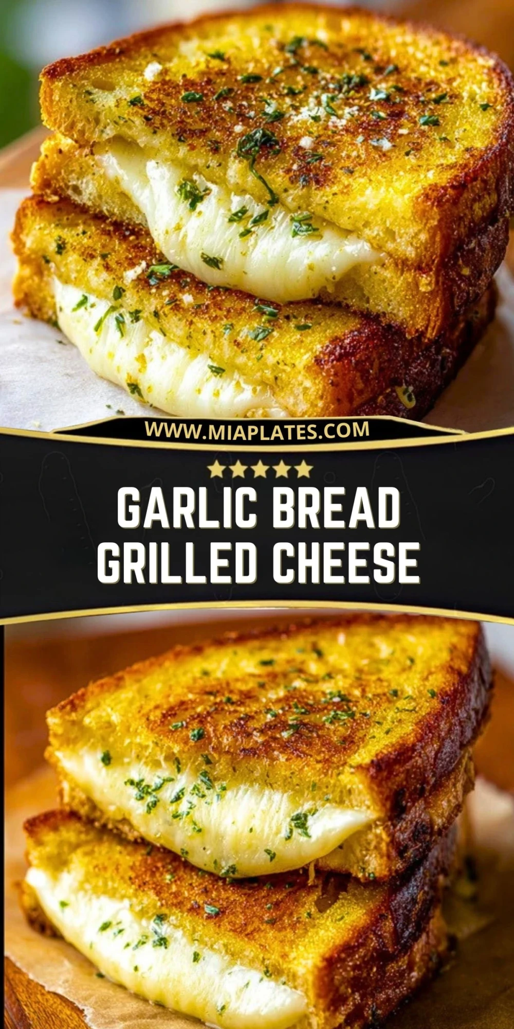 Garlic Bread Grilled Cheese (2)