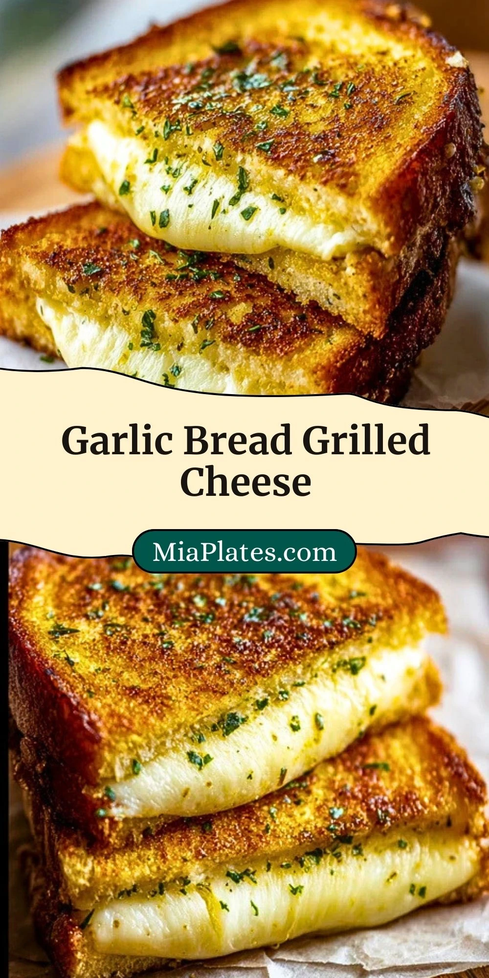 Garlic Bread Grilled Cheese (3)