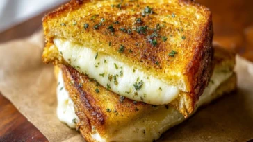 Garlic Bread Grilled Cheese