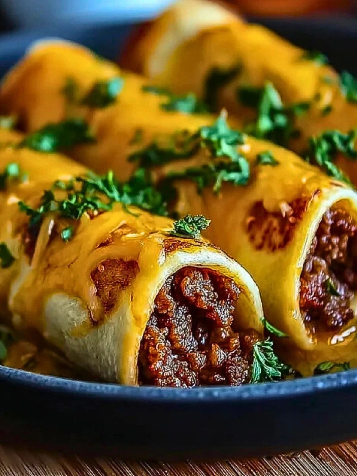 Garlic Butter Cheeseburger Rollups (1)