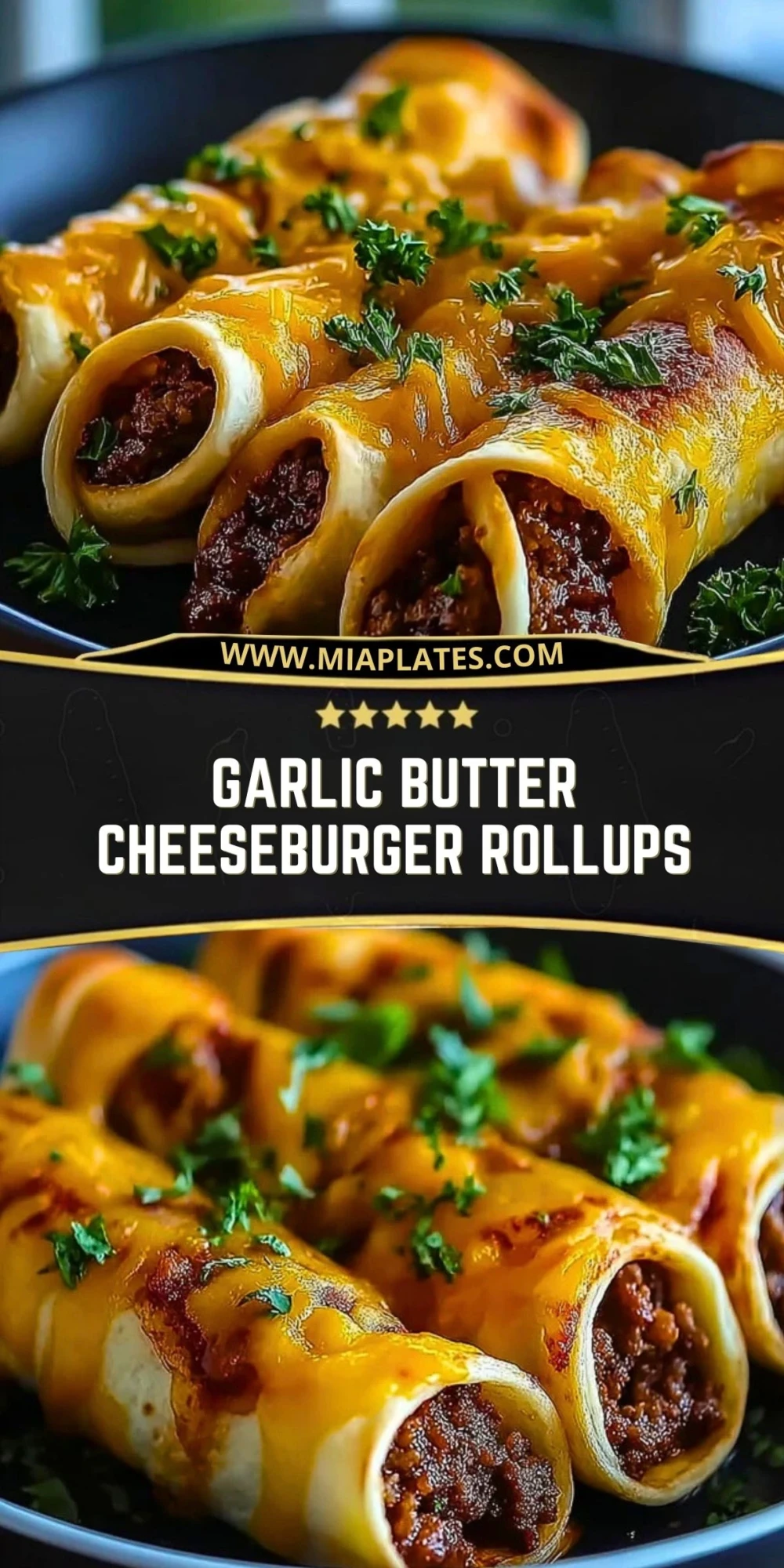Garlic Butter Cheeseburger Rollups (2)