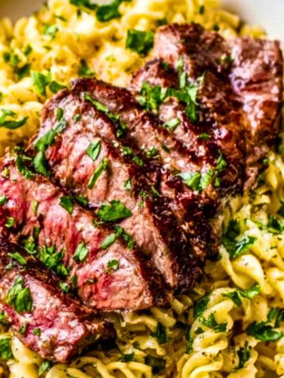 Garlic Butter Steak Lightning Noodles