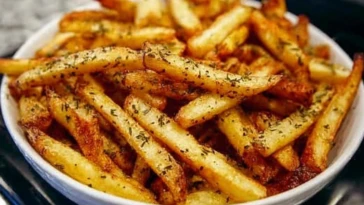 Golden Air Fryer Fries