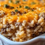 Ground Beef and Rice Casserole