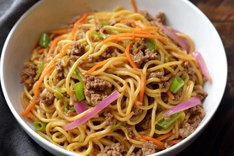 Ground Beef Lo Mein 2