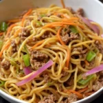 Ground Beef Lo Mein