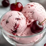 Healthy Cherry Greek Frozen Yogurt
