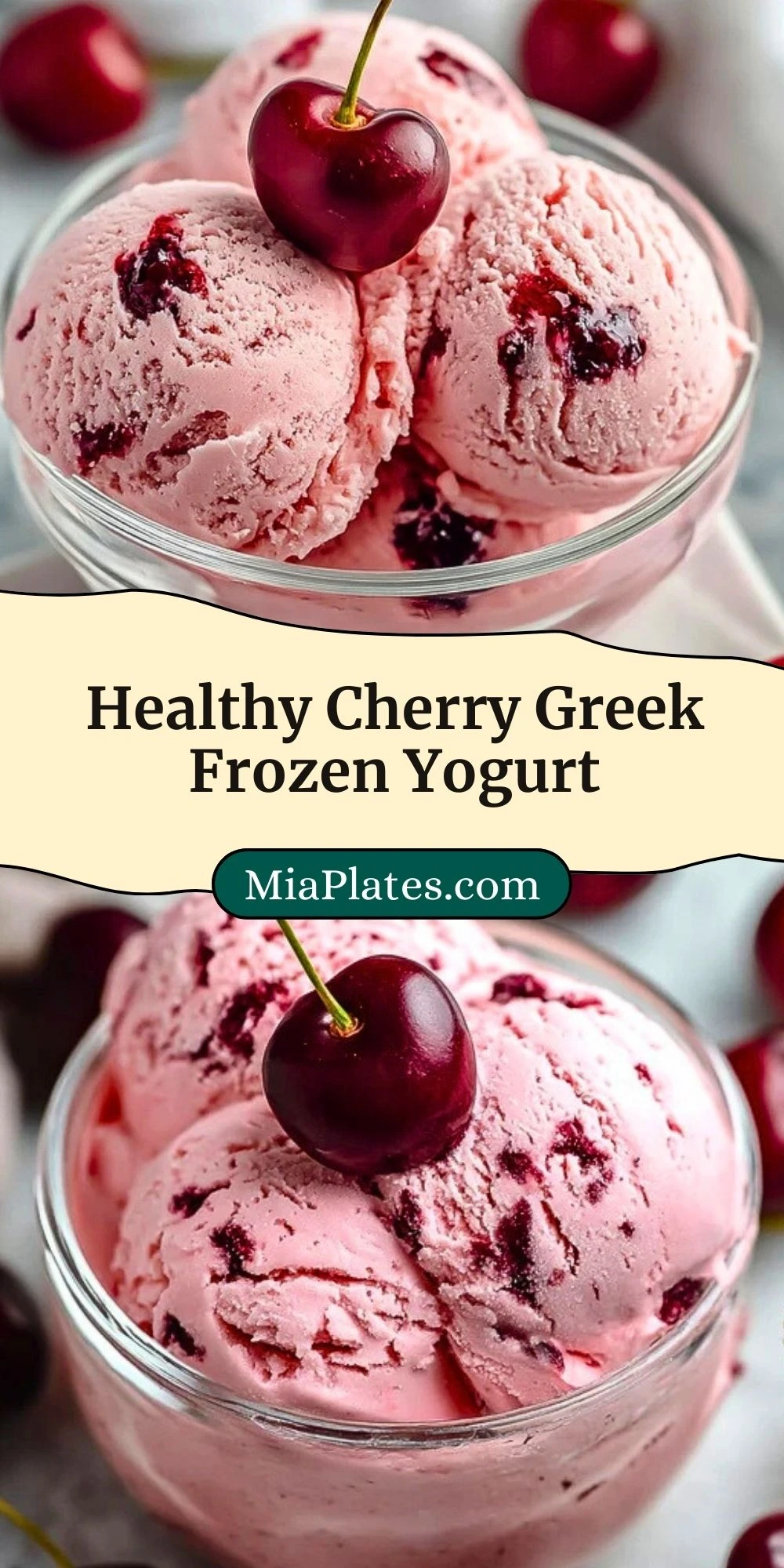 Healthy Cherry Greek Frozen Yogurt (3)
