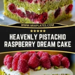 Heavenly Pistachio Raspberry Dream Cake (2)