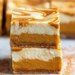 Homemade No Bake Pumpkin Cheesecake Bars