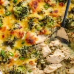 Keto Cheesy Crockpot Chicken and Broccoli Casserole