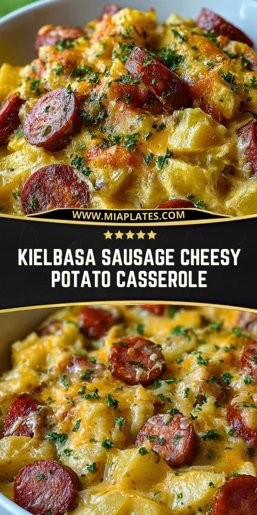 Kielbasa Sausage Cheesy Potato Casserole (2)
