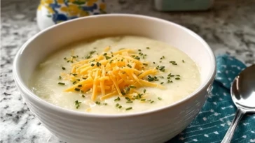 Leftover Garlic Mashed Potato Soup