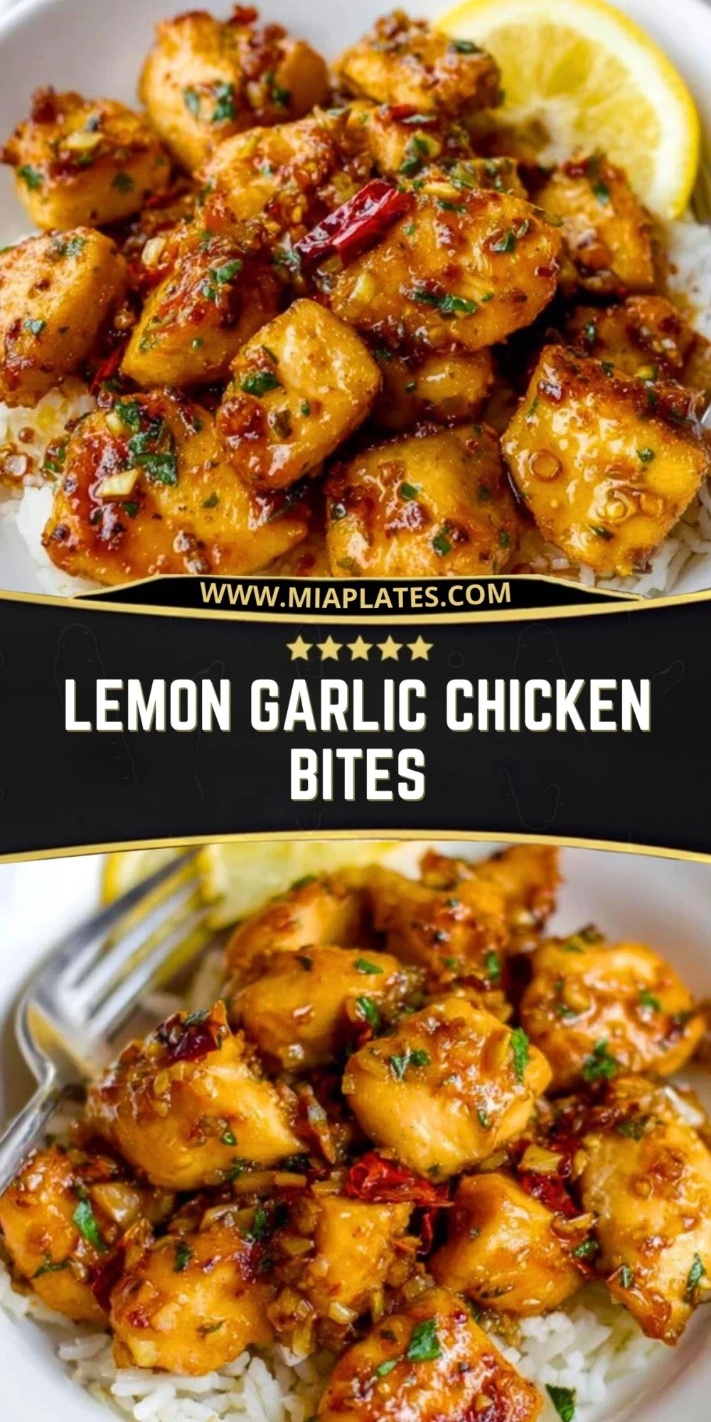 Lemon Garlic Chicken Bites (2)