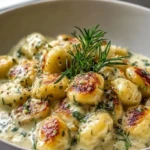 Millionaire Gnocchi with Creamy Sauce