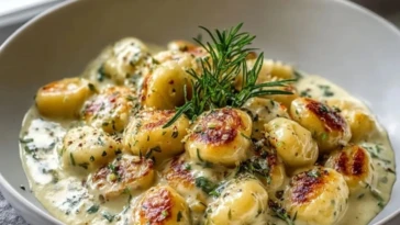 Millionaire Gnocchi with Creamy Sauce