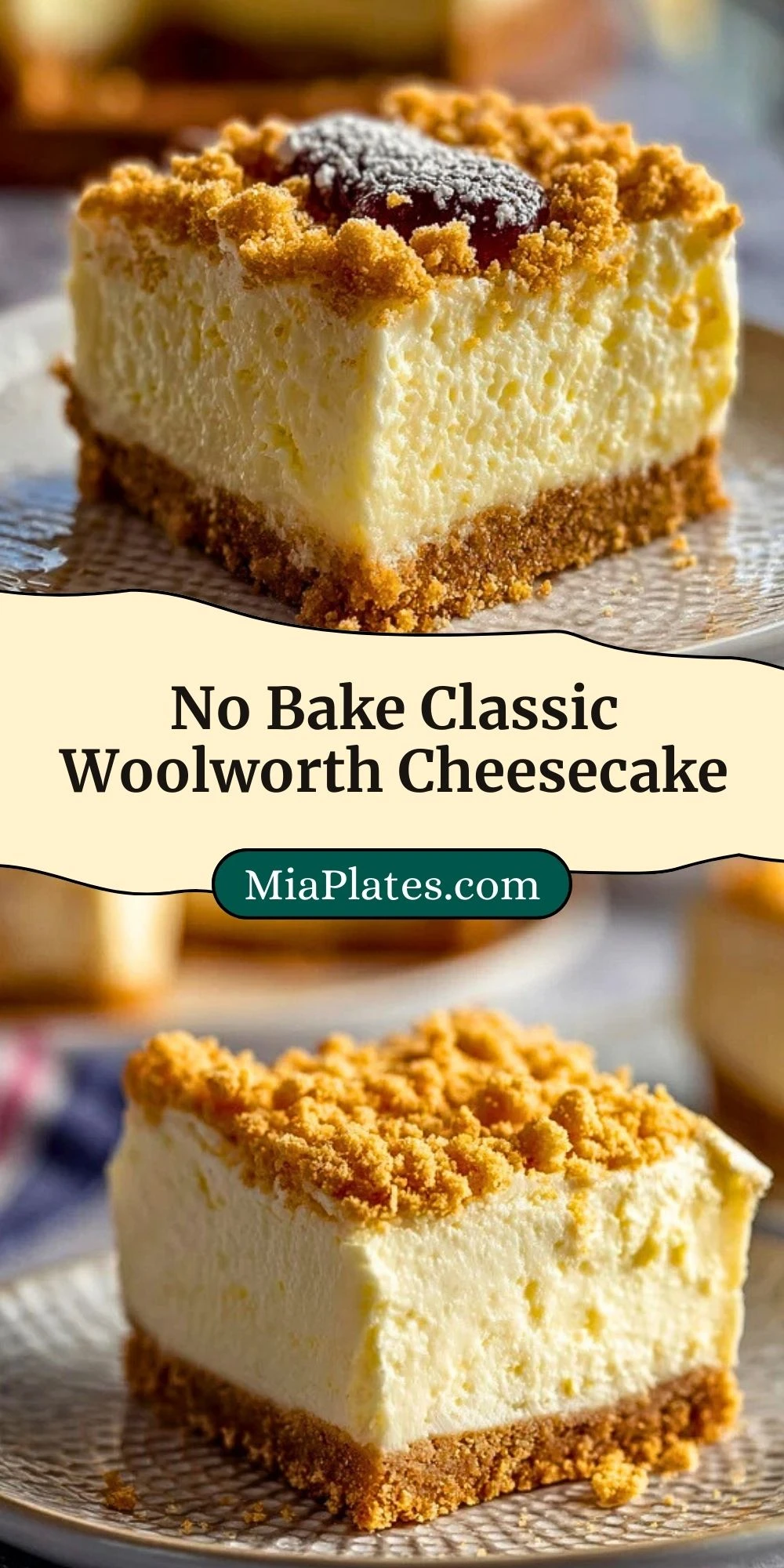 No Bake Classic Woolworth Cheesecake (3)